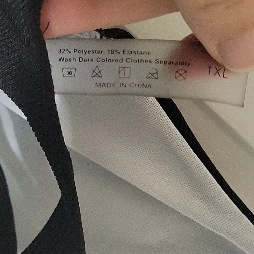 Unknown brand 1x women's Black bikini top size